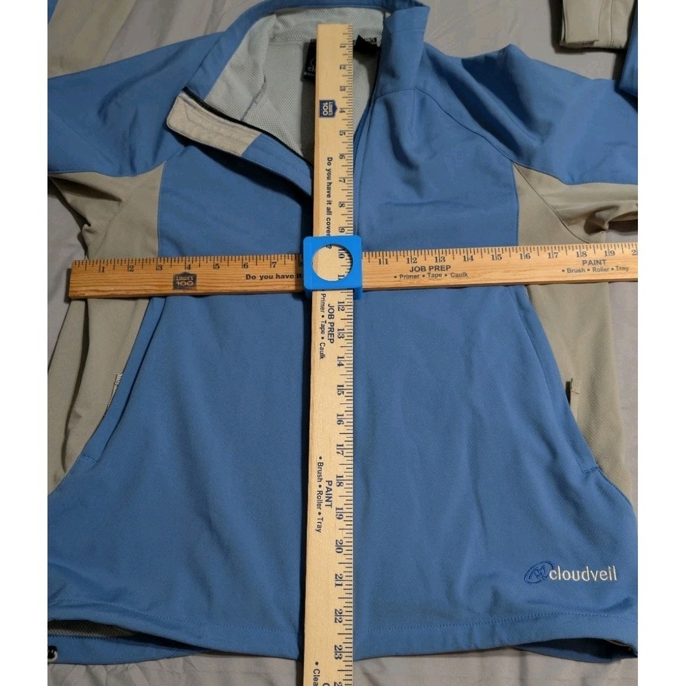 Cloudveil Softshell Jacket Womens M Blue Full Zip Outdoor Hiking Lightweight - Picture 6 of 8